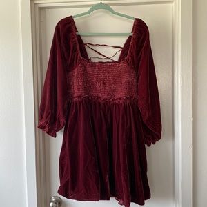 Velvet Free People Mini Dress